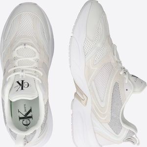NEW calvin klein jeans sneakers in white size EU 40/ US 9